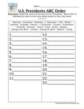 free printable abc order for second graders alphabetical order