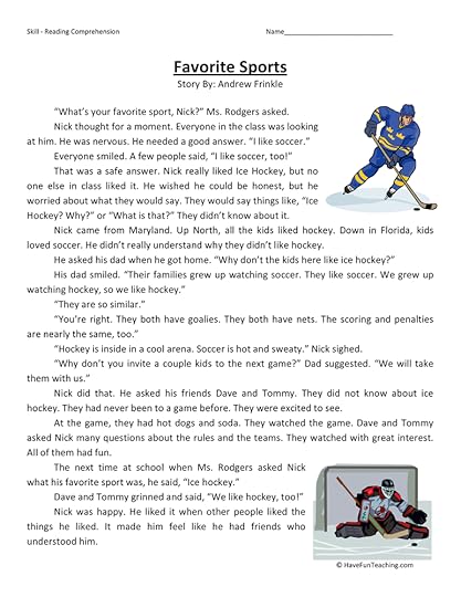 sports worksheets have fun teaching