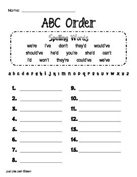 alphabetical order worksheets 2nd grade worksheet from home