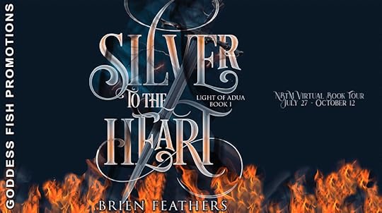 Goddess Fish book tour banner for Silver to the Heart