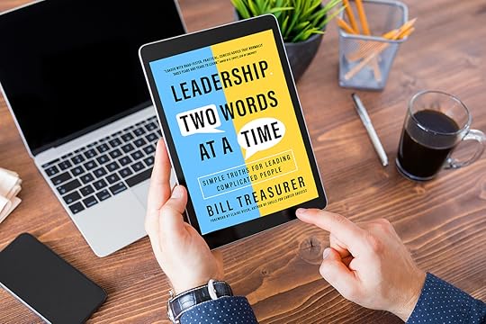 Leadership Two Words at a Time on Tablet