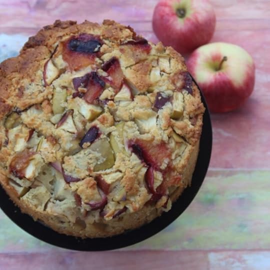 Honey Apple Almond Cake