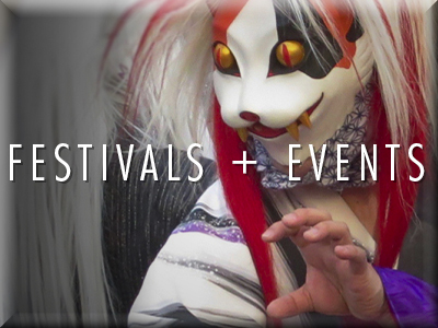 Button for link to festivals and events in Tokyo by month