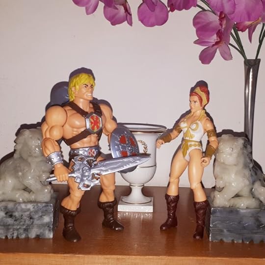 Teela sees He-Man's new look for the first time.
