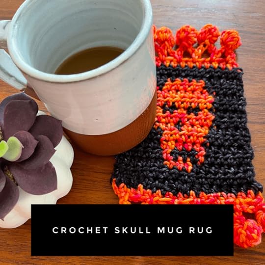 Ask Me Monday: Crochet Skull Mug Rug