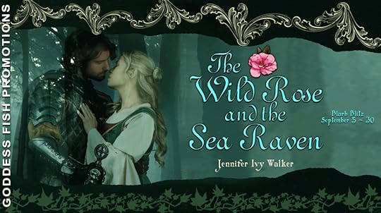 Goddess Fish book tour banner for The Wild Rose and the Sea Raven