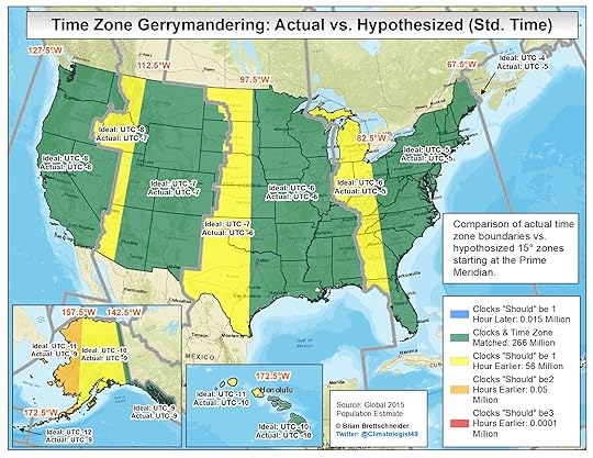 Time Zone Gerrymandering