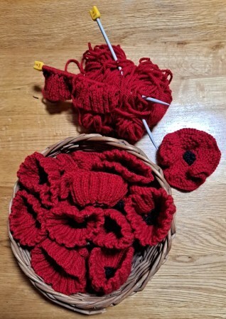 photo of knitting