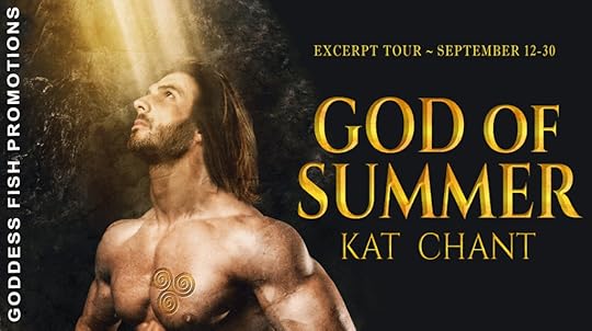 Goddess Fish book tour banner for God of Summer