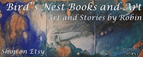 bird's nest books and paintings - banner