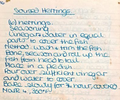 recipe for soused herrings