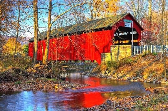 Book's Covered Bridge Over Sherman Creek - Perry County Autumn is a photograph by Michael Mazaika https://fineartamerica.com/featured/pennsylvania-country-roads-books-covered-bridge-over-sherman-creek-perry-county-autumn-michael-mazaika.html