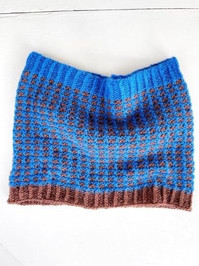 Pleased as Plaid Knit Cowl by Vickie Howell