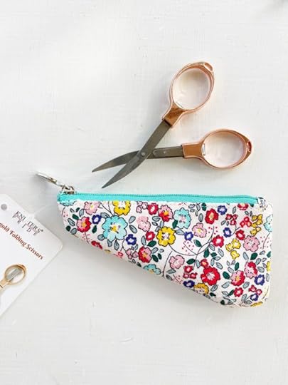 Knitter's Pride Rose Gold Foldable Scissors, featured in the YarnYAY! October Box #54