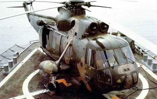 HH-3A on the deck of a DLG during the Vietnam War