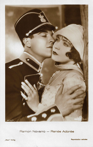 Ramon Novarro and Renée Adorée in Forbidden Hours (1928)
