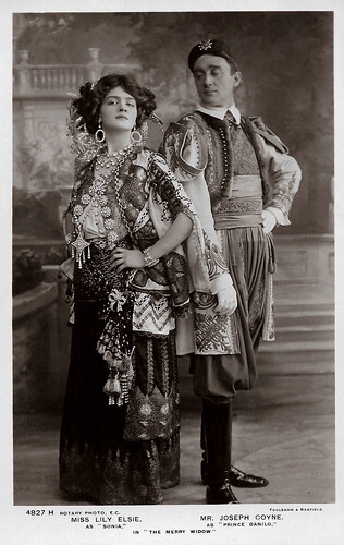 Lily Elsie and Joseph Coyne in The Merry Widow (1907)