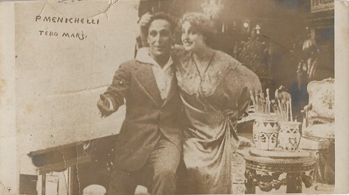Pina Menichelli and Febo Mari in Il Fuoco
