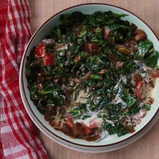 Spinach and Collard Green Pachadi