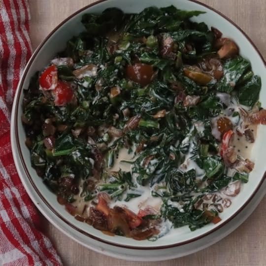 Spinach and Collard Green Pachadi