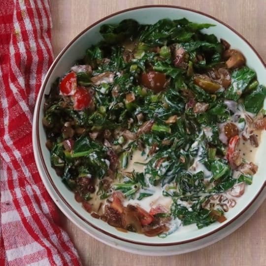 Spinach and Collard Green Pachadi