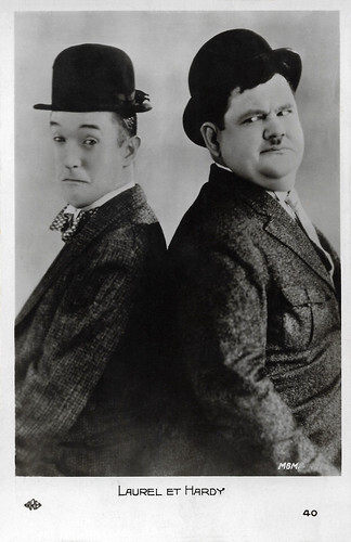 Stan Laurel and Oliver Hardy
