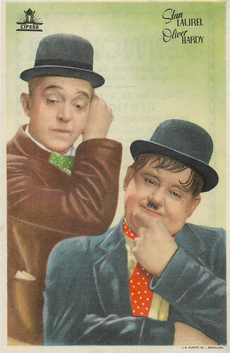 Stan Laurel and Oliver Hardy