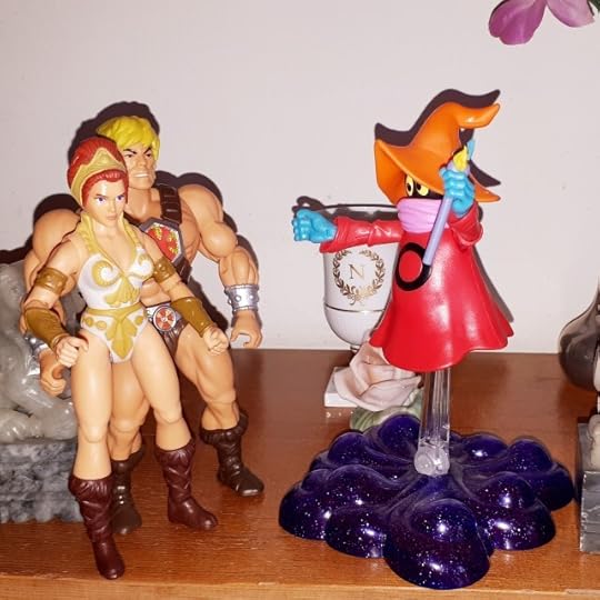 He-Man and Teela talk to Orko