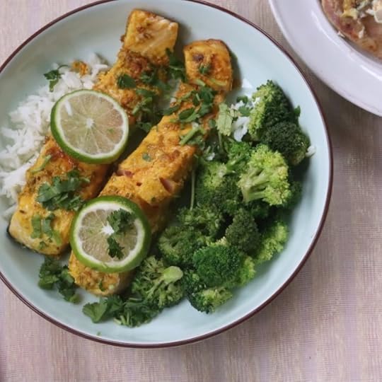 Yellow Thai Coconut Curry Fish