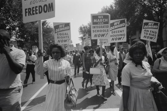 Black women marching for freedom