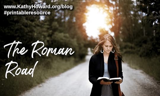 woman on road with Bible