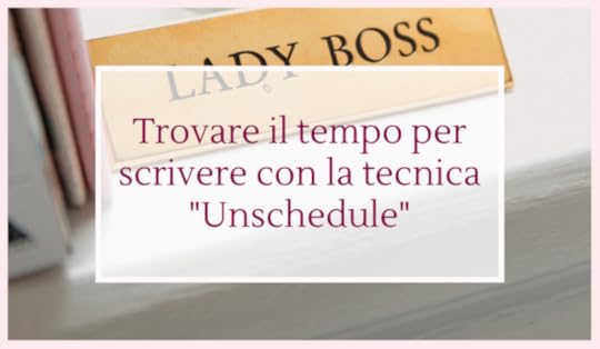 Trovare il tempo per scrivere
