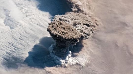 Raikoke Volcano in Russia's Kuril Islands NASA photo