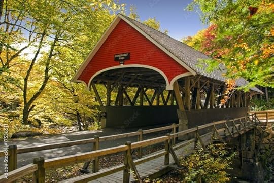 Flume covered bridge in New HampshireBy Christian Delbert