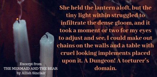 dungeon quote from THE MERMAID AND THE BEAR - writing a monster