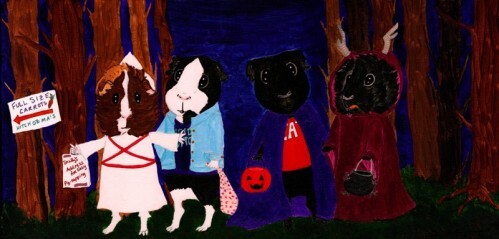Rachel E Smith painting I Remember Pigoween