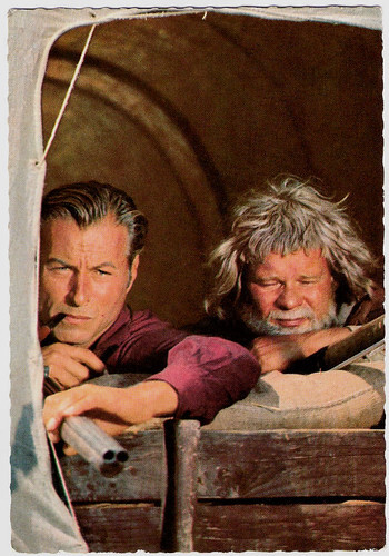 Lex Barker and Ralf Wolter in Winnetou I (1963)