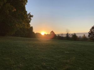 Sunrise over Ligonier 