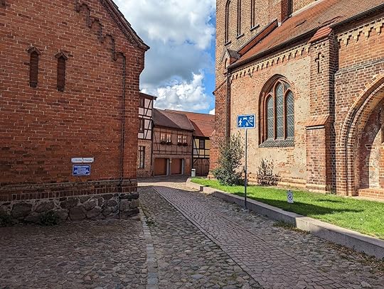 Waren, Germany - September 10 2022: German City on the lake.