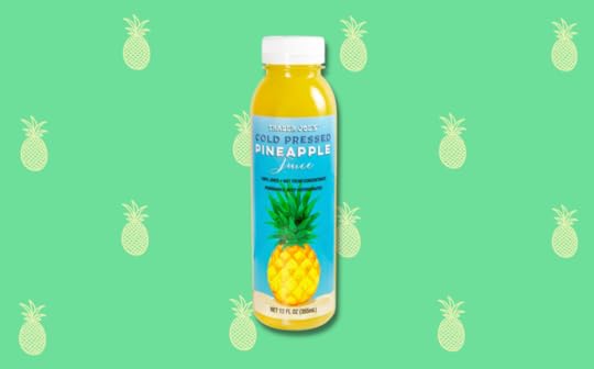 trader joe's cold pressed pineapple juice cold and flu remedy