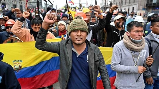 Protesters in Ecuador hit the streets over the rise in cost of living