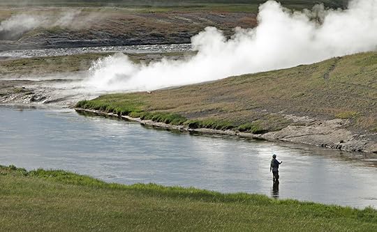 fishing on the firehole river