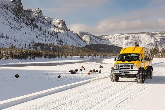 snowcoach in winter best tiume to visit yellowstone