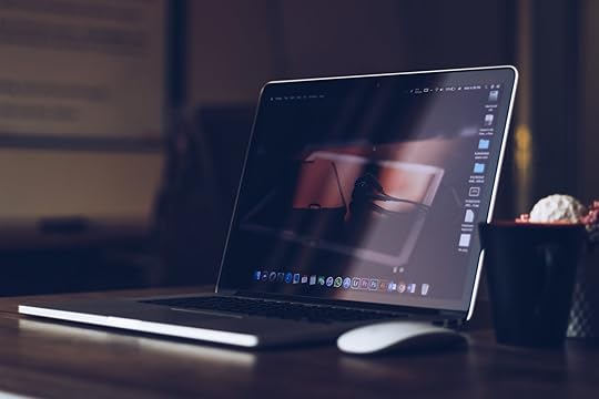 silver and black laptop computer