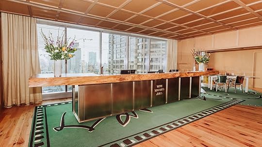 reception desk at the lobby at lotte hotel seattle