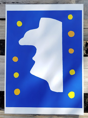 The Loyalist - Painting with Scissors Simple Matisse Abstract Art Project