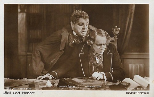 Theodor Loos and Heinrich George in Soll und Haben (1924)