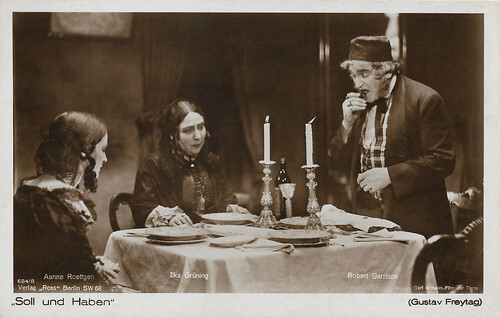 Aenne Roettgen, Ilka Grüning and Robert Garrison in Soll und Haben (1924)