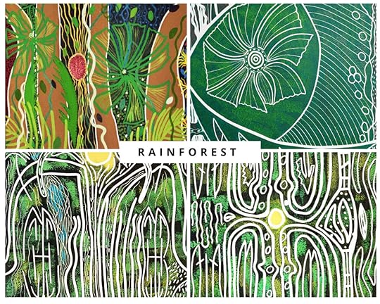 munganbana norman miller rainforest print