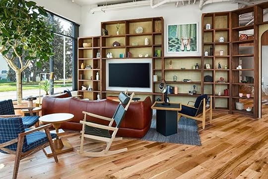 Living area in Catbird hotel in Denver